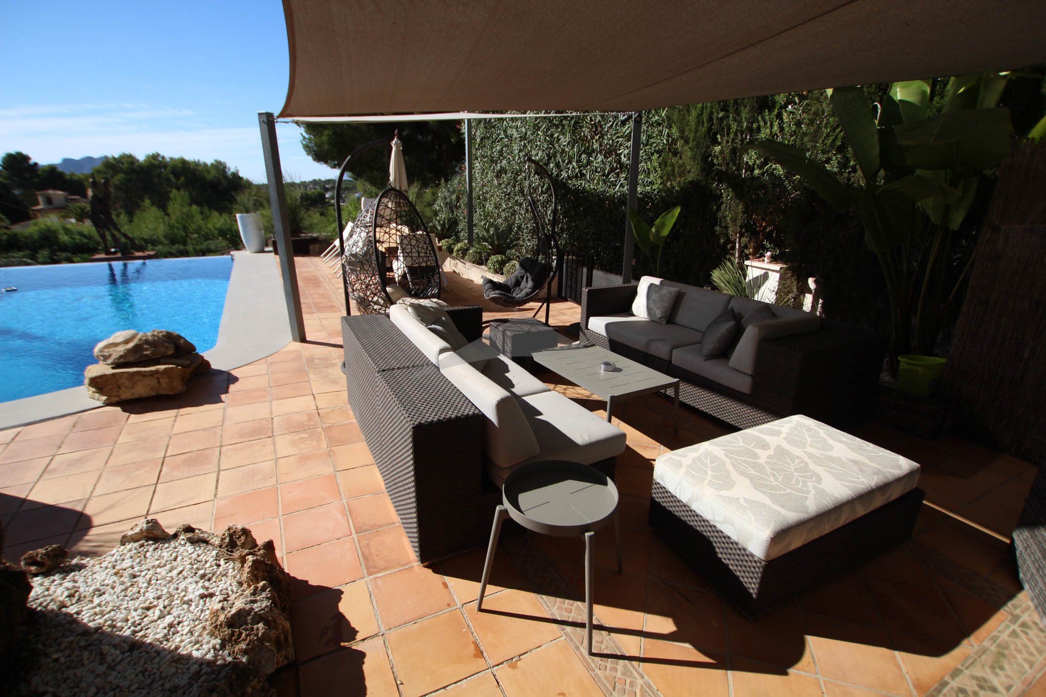 Ruime villa met uitzicht op de golfbaan in San Jaime, Benissa.