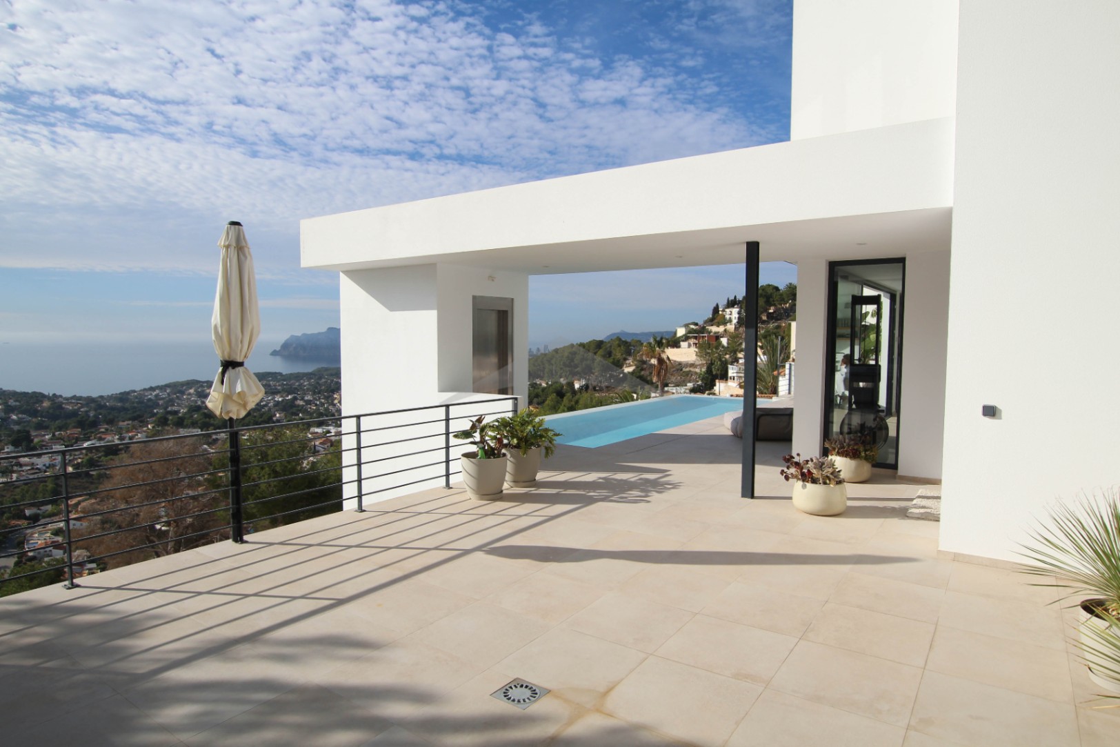 Villa 180° sea views in Moraira